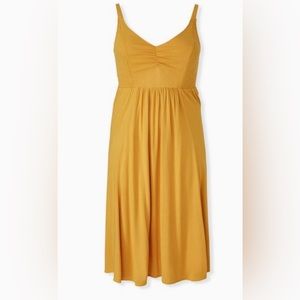 Torrid Midi Lenny Smocked Bodice Dress NWT M/L/10/00